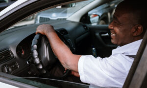 Car with chauffeur